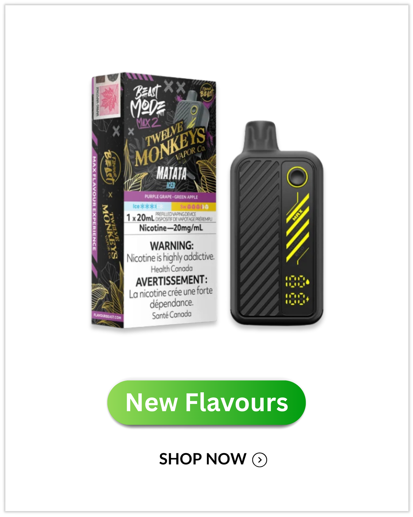 Flavour Beast Beast Mode Max 2 x Twelve Monkeys