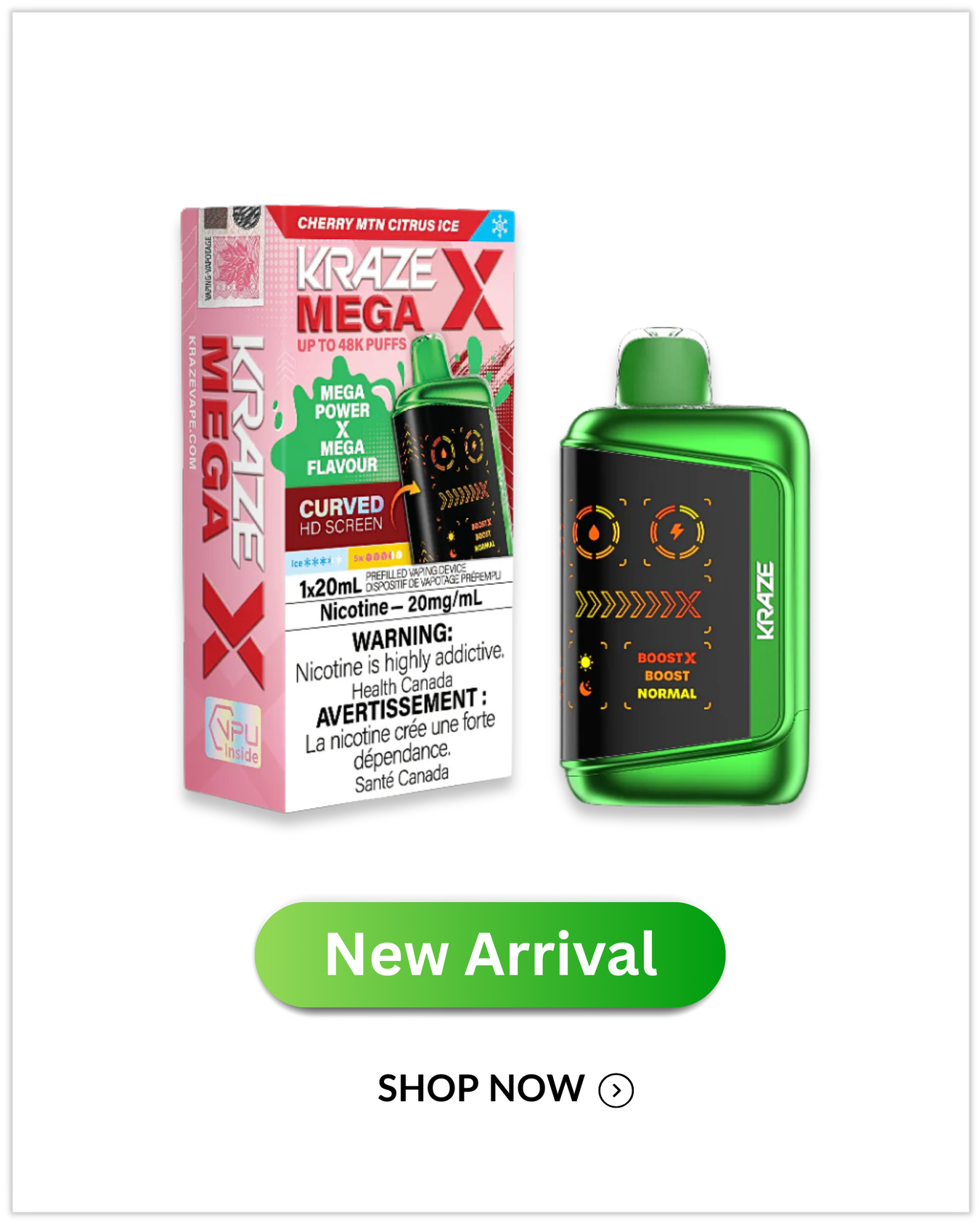 Kraze Mega X 48K Disposables