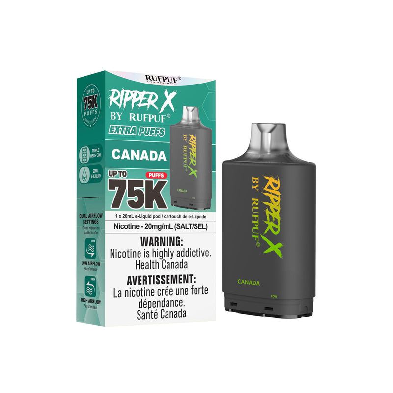 RIPPER X by RUFPUF 75K Pod - Canada 20mg