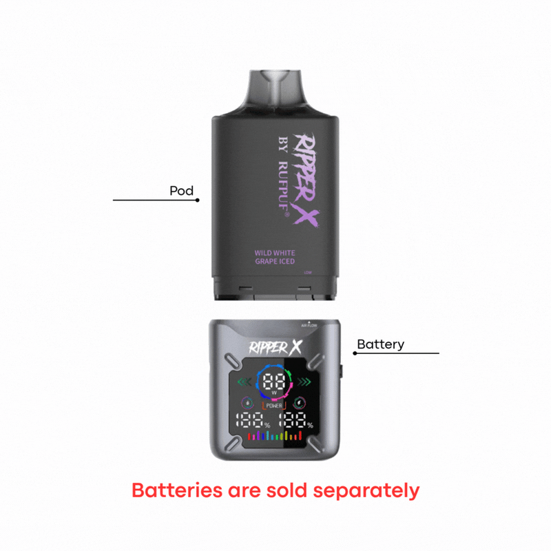 RIPPER X by RUFPUF 75K Pod - Classico Ice 20mg