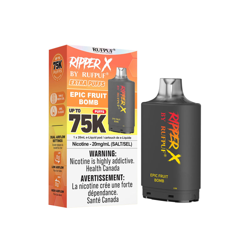RIPPER X by RUFPUF 75K Pod - Epic Fruit Bomb 20mg