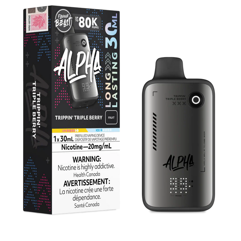 Flavour Beast Alpha 80K Disposable - Trippin' Triple Berry 20mg