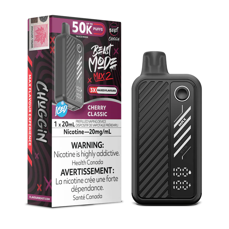 Flavour Beast Beast Mode Max 2 Disposable - Chuggin' Cherry Classic 20mg