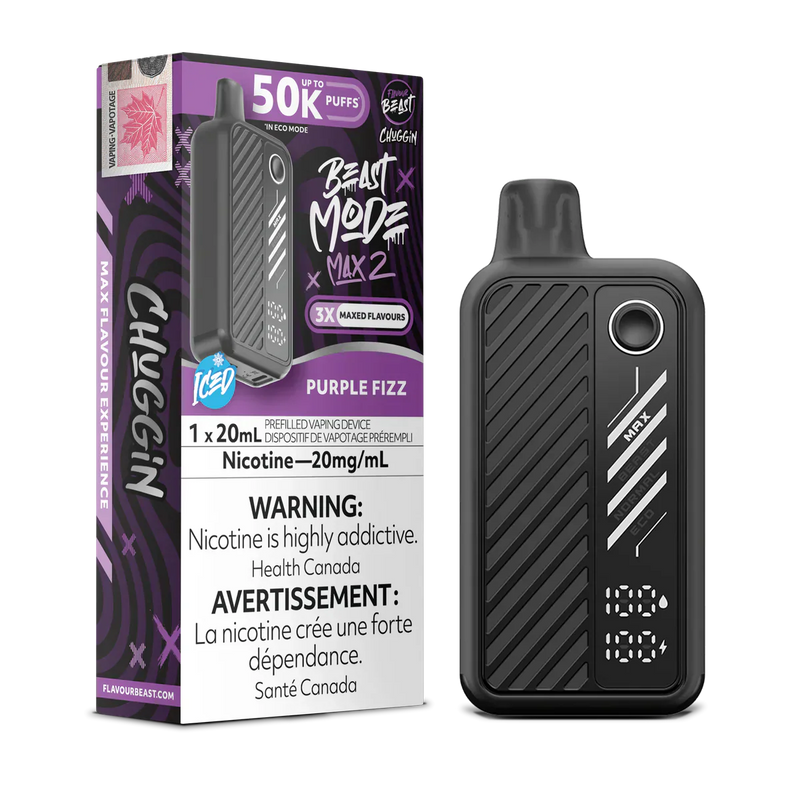 Flavour Beast Beast Mode Max 2 Disposable - Chuggin' Purple Fizz 20mg