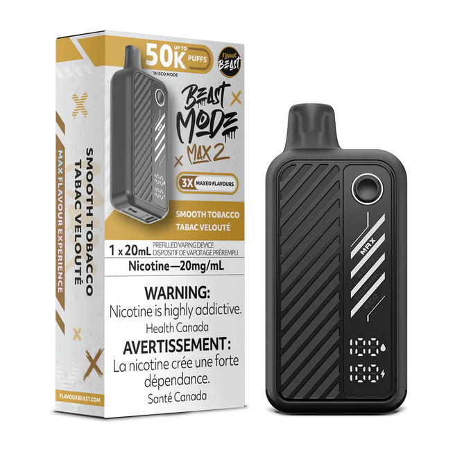 Flavour Beast Beast Mode Max 2 Disposable - Smooth Tobacco 20mg