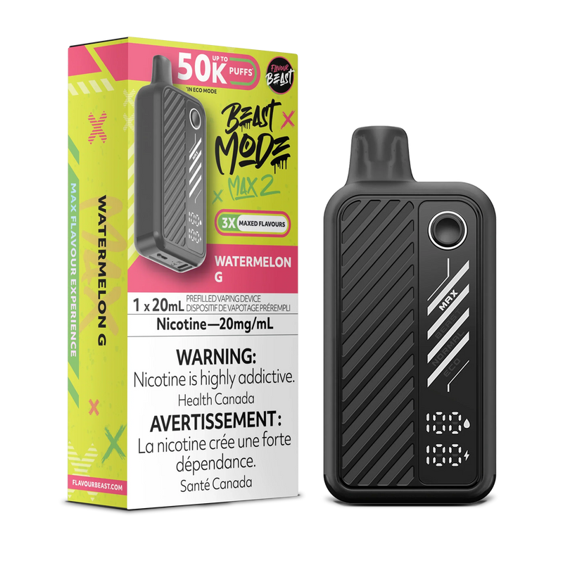 Flavour Beast Beast Mode Max 2 Disposable - Watermelon G 20mg
