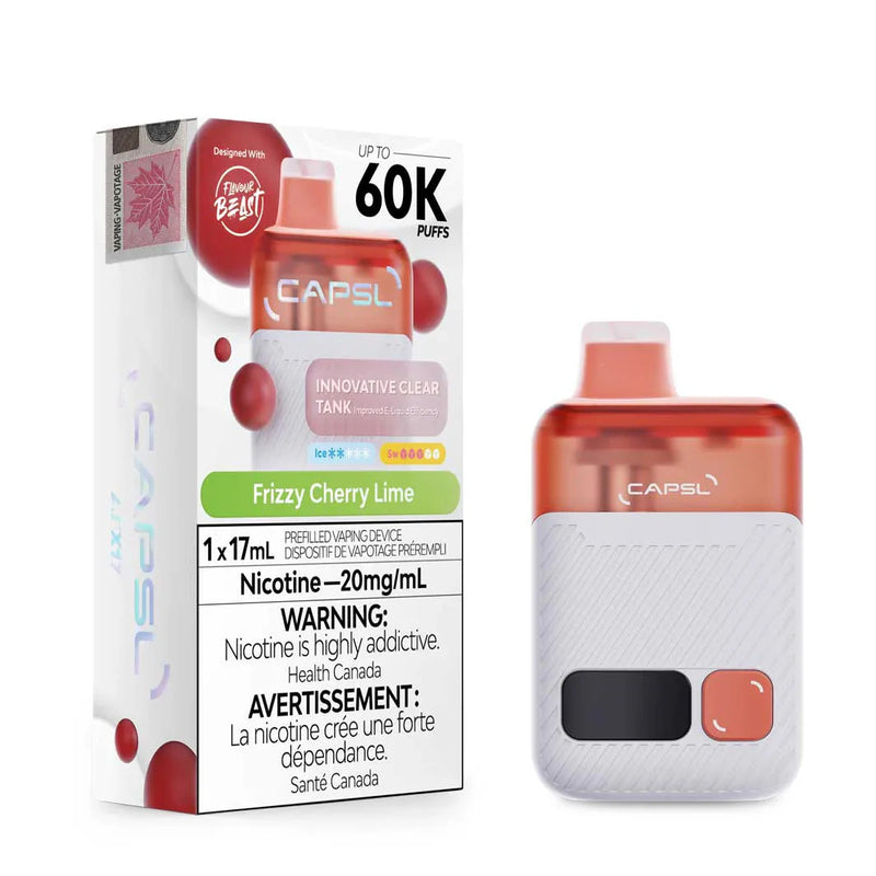 CAPSL 60K Disposable - Frizzy Cherry Lime 20mg