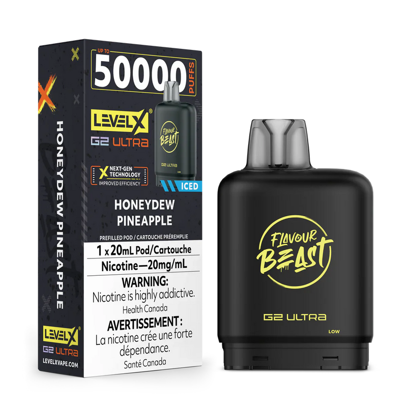 Level X Flavour Beast G2 Ultra - Honeydew Pineapple Iced 20mg