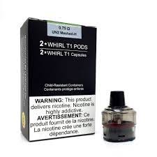 Uwell Whirl T1 Replacement Pods 0.75ohm