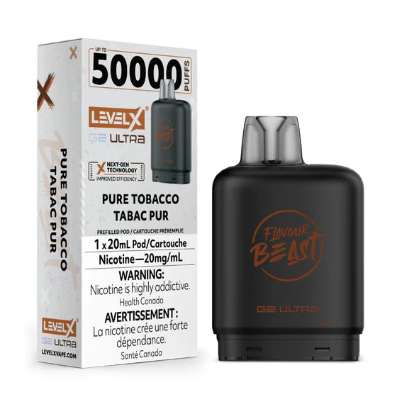 Level X Flavour Beast G2 Ultra - Pure Tobacco 20mg