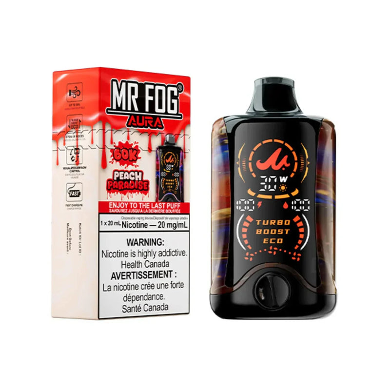Mr. Fog Aura 60K Disposable - Peach Paradise 20mg